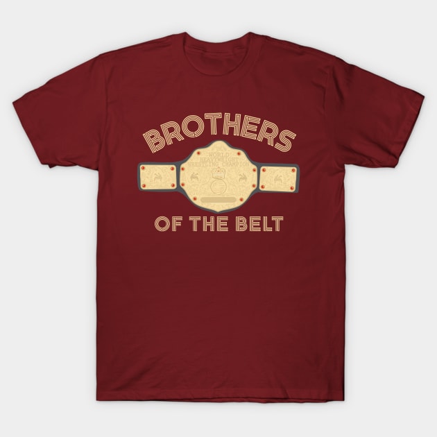 Brothers of the Belt Big Gold T-Shirt by TeamEmmalee